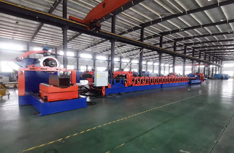 生产加工钢板仓设备,数控冲孔生产线,青岛东和科技